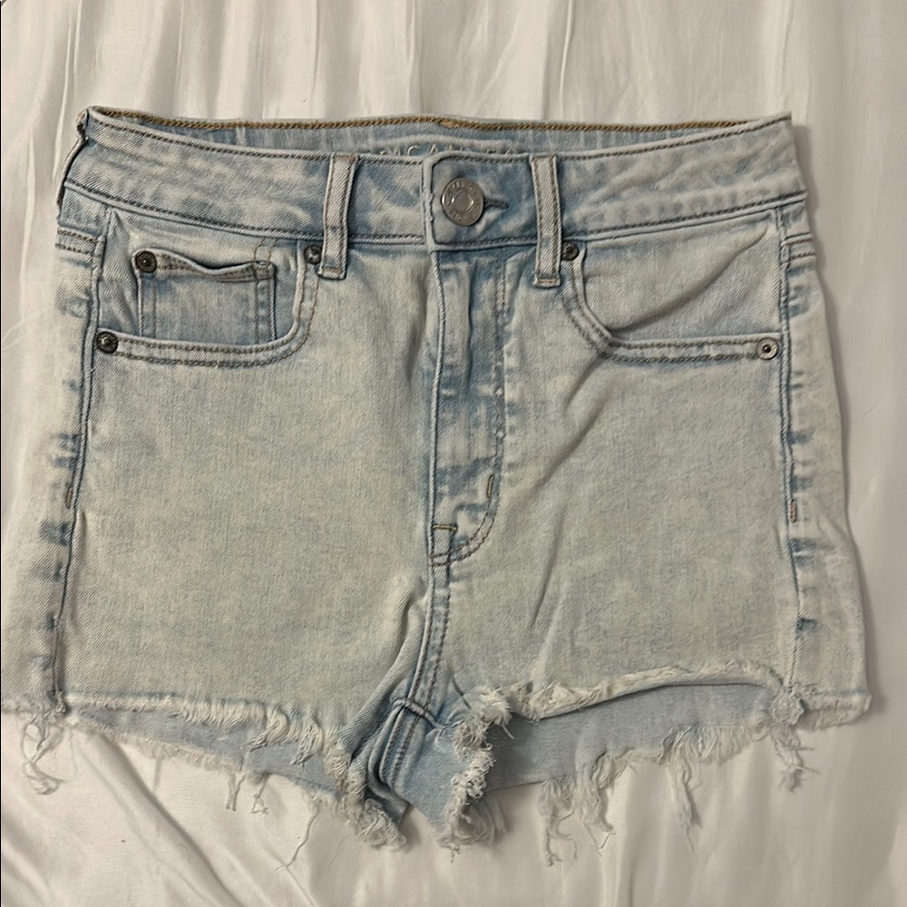 American Eagle - Light Blue Denim Women's Shorts